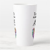 Die Welt braucht mehr Kunst Milchtasse (Vorderseite)