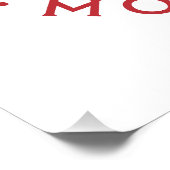 Die Welt braucht mehr Liebe, Preppy Poster (Ecke)