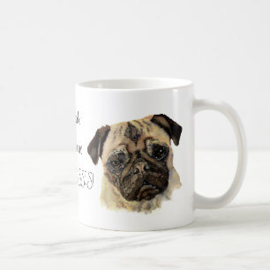 Die Welt braucht mehr MOPS & KISSES! Niedlicher Hu Kaffeetasse
