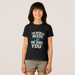 DIE WELT BRAUCHT MICH UND DICH Tri-Blend SHIRT