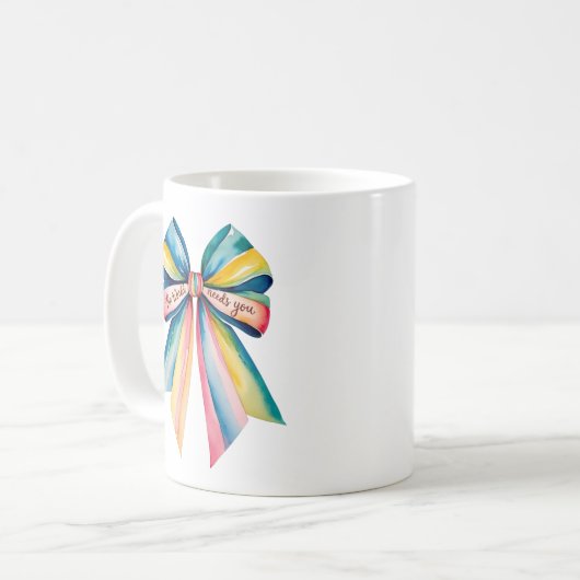 Die Welt braucht Tasse (Vorderseite Links)