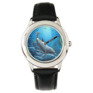 Die Welt der Dolphin Armbanduhr