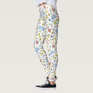 Die Welt der Dr. Seuss-Muster Leggings