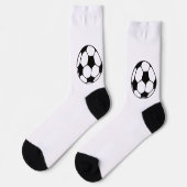 Die Welt der Fußball-Crew-Socken Socken (Linkes Detail)