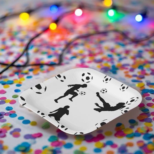 Die Welt der Fußball-Papierplatte Pappteller