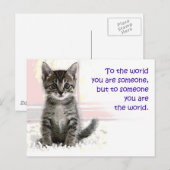 Die Welt der Kinder Postkarte (Vorne/Hinten)