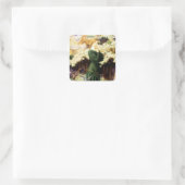 Die Welt der Lover Quadratischer Aufkleber (Tasche)