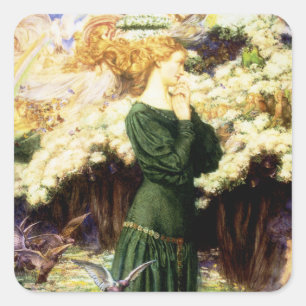 Die Welt der Lover Quadratischer Aufkleber