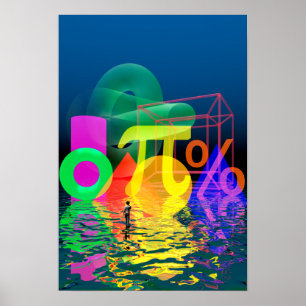 Die Welt der Mathematik Poster