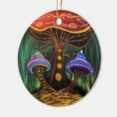 Die Welt der Pilze Keramik Ornament (Links)