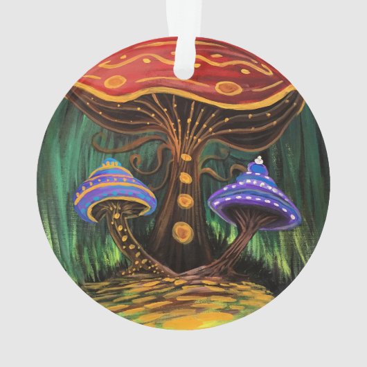 Die Welt der Pilze Ornament (Rückseite)