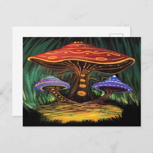 Die Welt der Pilze Postkarte (Vorne/Hinten)