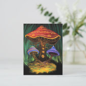 Die Welt der Pilze Postkarte (Stehend Vorderseite)