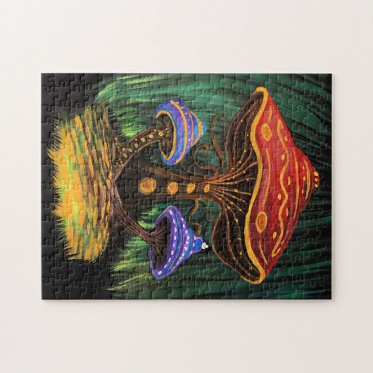 Die Welt der Pilze Puzzle (Horizontal)