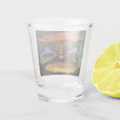 Die Welt der Pilze Schnapsglas (Rückseite)