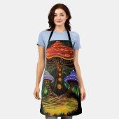 Die Welt der Pilze Schürze (Getragen)