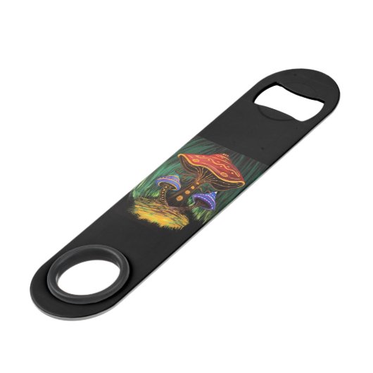 Die Welt der Pilze Speed Flaschenöffner (Vorderseite Schrägansicht)