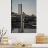 Die Welt der Reflektionen von oben nach unten Poster (Küche)