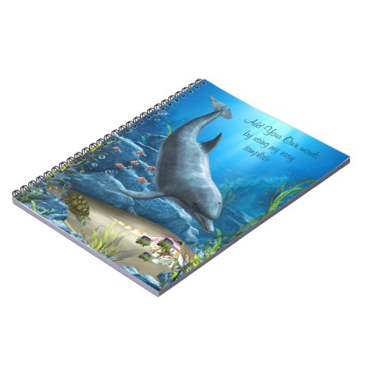 Die Welt des Dolphin-Notebooks Notizblock (Linke Seite)