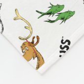 Die Welt des Dr. Seuss Musters Fleecedecke (Ecke)