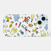 Die Welt des Dr. Seuss-Musters iPhone 15 Hülle (Rückseite (Horizontal))