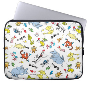 Die Welt des Dr. Seuss Musters Laptopschutzhülle