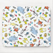 Die Welt des Dr. Seuss-Musters Mousepad (Vorne)