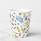 Die Welt des Dr. Seuss Musters Pappbecher (Vorderseite)