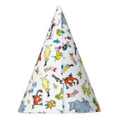 Die Welt des Dr. Seuss-Musters Partyhütchen (Rückseite)