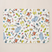 Die Welt des Dr. Seuss-Musters Sherpadecke (Vorderseite (Horizontal))