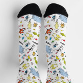 Die Welt des Dr. Seuss-Musters Socken (Oben)