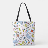Die Welt des Dr. Seuss-Musters Tasche (Rückseite)