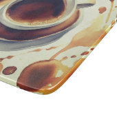 Die Welt des Kaffees Schneidebrett (Ecke)