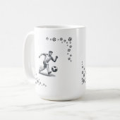 Die Welt des klassischen Fußballbechers Kaffeetasse (Vorderseite Links)