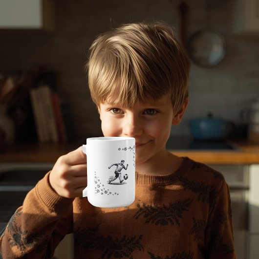 Die Welt des klassischen Fußballbechers Kaffeetasse