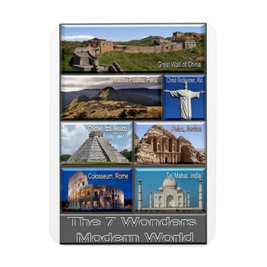 Die Welt des Sieben Wunders - Magnet (Vertikal)