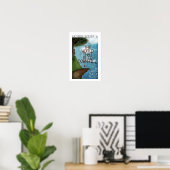 Die Welt, die das Poster heruntergegangen ist (Heimbüro)