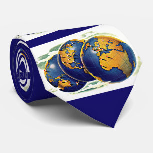 Die Welt dreht sich Krawatte