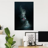 Die Welt dreht sich Poster (Heimbüro)