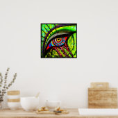 Die Welt dreht sich Poster (Küche)