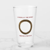 Die Welt durch eine Porthole-Farbe betrachten Glas (Vorderseite)