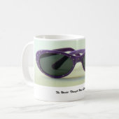 Die Welt: Durch Mama-Farbige Glas-Tasse Kaffeetasse (Vorderseite Links)