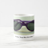 Die Welt: Durch Mama-Farbige Glas-Tasse Kaffeetasse (Mittel)