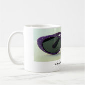 Die Welt: Durch Mama-Farbige Glas-Tasse Kaffeetasse (Links)