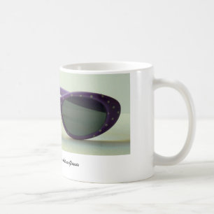 Die Welt: Durch Mama-Farbige Glas-Tasse Kaffeetasse