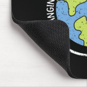 Die Welt ein Phonem zu einer Zeit Dyslexie Bewusst Mousepad (Ecke)