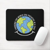 Die Welt ein Phonem zu einer Zeit Dyslexie Bewusst Mousepad (Mit Mouse)