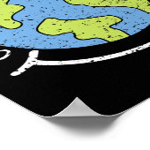 Die Welt ein Phonem zu einer Zeit Dyslexie Bewusst Poster (Ecke)