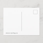 Die Welt einbinden Postkarte (Rückseite)