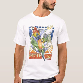 Die Welt eines Papageien T-Shirt